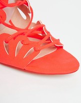 Thumbnail for your product : ASOS SWIRL Lace Up Heels