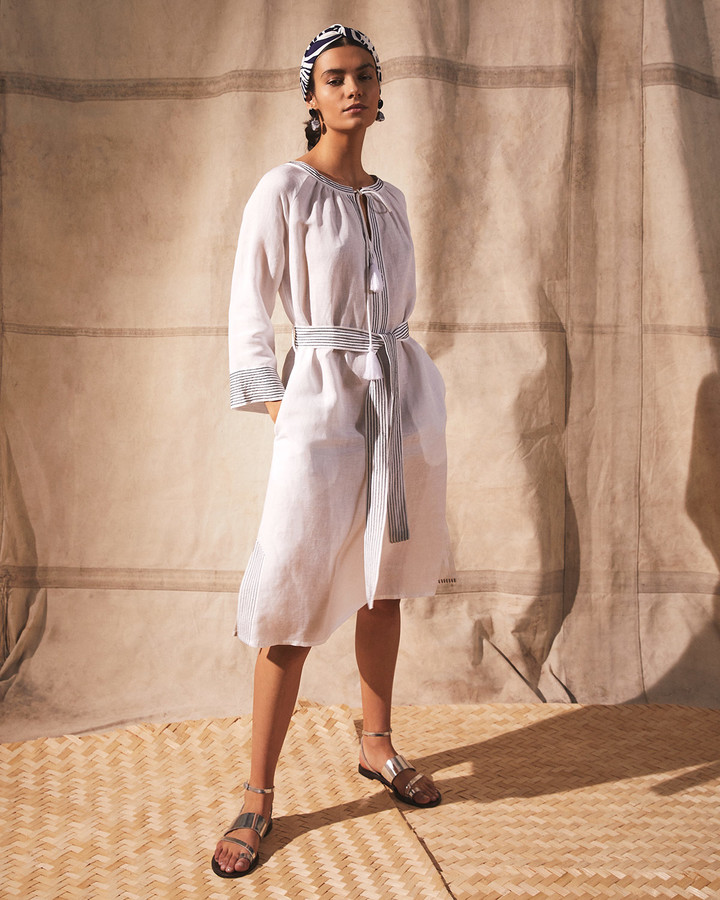 jigsaw leopard print ruffle dress