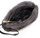 Thumbnail for your product : Burberry Chichester Fur Shoulder Bag
