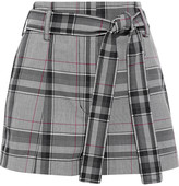 Thumbnail for your product : 3.1 Phillip Lim Belted Prince Of Wales Checked Jacquard Shorts