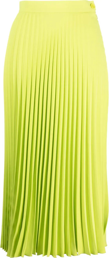 MM6 MAISON MARGIELA Pleated Crepe Midi Skirt