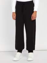 Thumbnail for your product : Alexander McQueen Tapered Leg Cotton Jersey Track Pants - Mens - Black