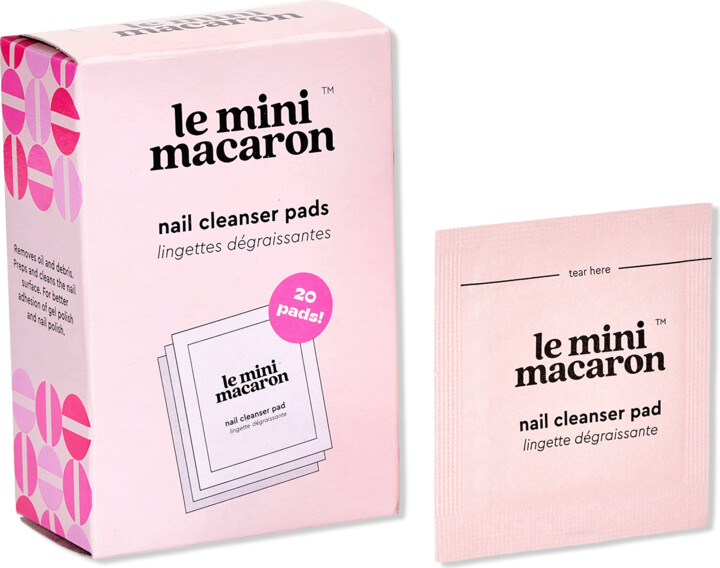 LE MINI MACARON Manicure Nail Cleanser Prep Pads