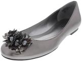 Thumbnail for your product : Anne Klein NEW Mavra Metallic Leather Ballet Flats Shoes 6 Medium (B,M) BHFO