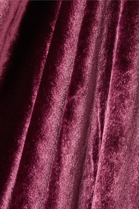 CAMI NYC The Serena Velvet Maxi Dress - Burgundy