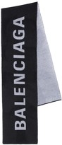 Thumbnail for your product : Balenciaga Jacquard-Logo Scarf
