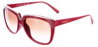 Valentino Square Gradient Sunglasses
