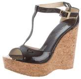 Thumbnail for your product : Jimmy Choo T-Strap Platform Wedges