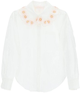 See By Chloé Broderie Detailed Buttoned Shirt