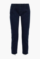 Thumbnail for your product : J Brand Sadey Cropped Distressed Mid-rise Slim-leg Jeans