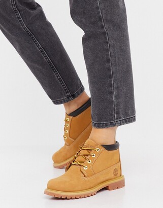 Timberland Nellie Chukka Double boots in wheat tan - ShopStyle