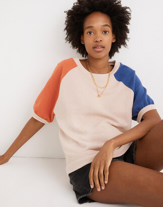Madewell Short-Sleeve Sweatshirt in 