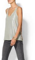 Thumbnail for your product : Piperlime Collection Sequin Front Vee Tank