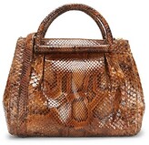 Thumbnail for your product : Nancy Gonzalez Medium Snakeskin Leather Top Handle Bag