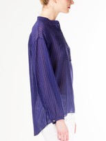 Thumbnail for your product : Band Of Outsiders Chain Print Bib Blouse