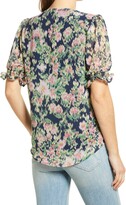 Thumbnail for your product : Gibson Floral Ruffle Top