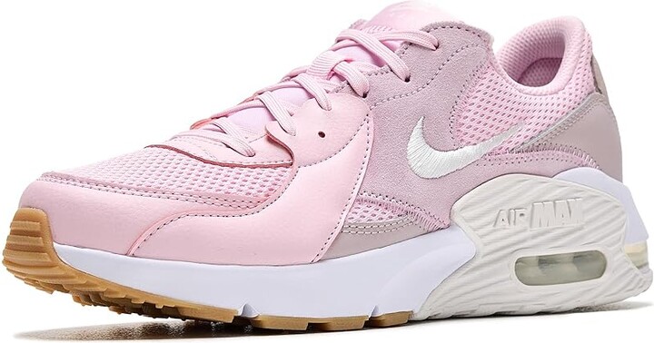 Nike Air Max Excee Women's Shoes Pink Foam/Summit White/Platinum Violet : 7 B - Medium, Leather/Textile