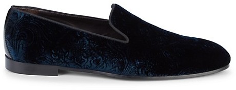 bruno magli velvet loafers