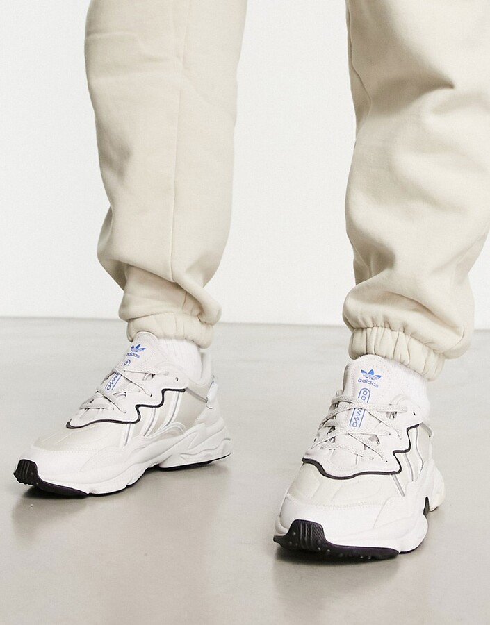 adidas Ozweego sneakers in cream - ShopStyle
