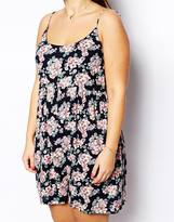 Thumbnail for your product : ASOS CURVE Exclusive Playsuit In Floral Print