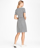 Thumbnail for your product : Brooks Brothers Striped Ponte Knit Dress