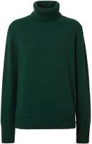 Thumbnail for your product : Burberry Embroidered Crest Cashmere Roll-neck Sweater