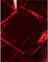 Thumbnail for your product : Awake Red Velvet Origami Belt Gown