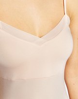 Thumbnail for your product : ASOS Midi Cami Dress with Mesh Insert