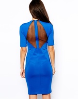 Thumbnail for your product : Forever Unique Selfish by Body-Conscious Dress with Mesh Front Panel
