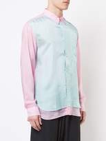 Thumbnail for your product : Comme des Garcons Homme Plus double layer collared shirt