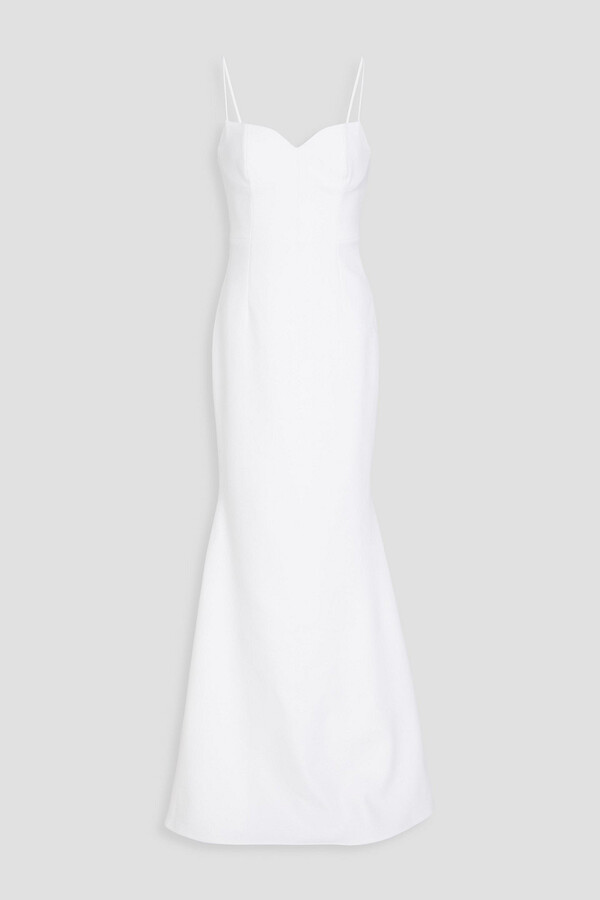 Rachel Gilbert Avery crepe gown