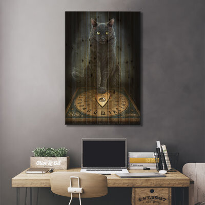 Red Barrel Studio His Master's Voice On Wood by Lisa Parker Print