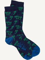 Thumbnail for your product : Fat Face One Pack Palm Tree Socks