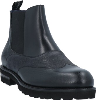 Alberto Guardiani 10 Man Black Ankle boots Soft Leather