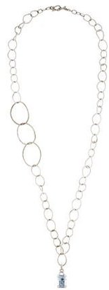 Judith Ripka Quartz & Diamond Long Chain Necklace