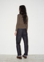 Thumbnail for your product : La Garçonne Moderne Portrait Mockneck Sweater Khaki Size: Large