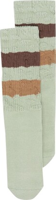 Golden Goose Intarsia-Knit Logo Ankle Socks