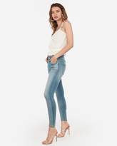 Thumbnail for your product : Express Mid Rise Denim Perfect Lift Ankle Leggings