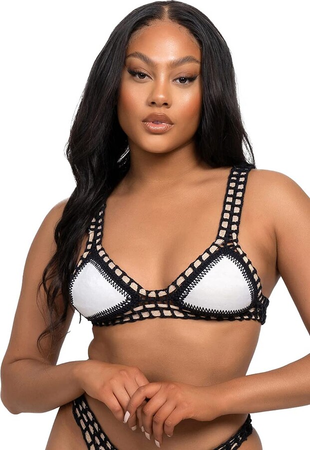 kianda Swimwear Playa Women's Boho Crochet Knitted Elasticated Bikini