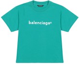 Thumbnail for your product : Balenciaga Kids Logo cotton jersey T-shirt