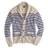 Thumbnail for your product : J.Crew Cashmere shawl cardigan in nautical stripe