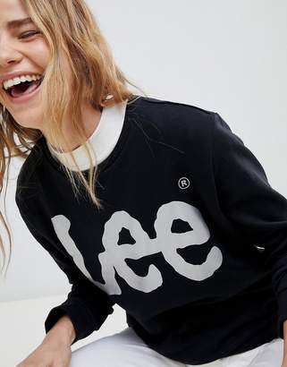 Lee Jeans Metallic Logo Sweatshirt