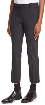 Brunello Cucinelli Cropped Stretch-Wool Pants