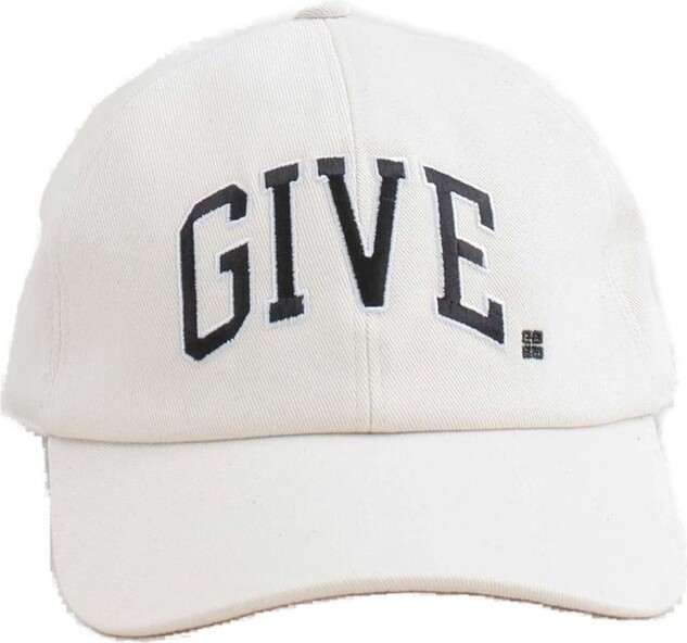 Givenchy Kids Logo-Embroidered Curved Hem Cap