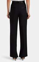 Thumbnail for your product : Helmut Lang Women's Satin-Trimmed Wool-Mohair Wide-Leg Tuxedo Trousers - Black