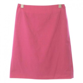Pink Silk Skirt - ShopStyle