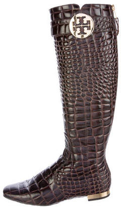 Tory Burch Leather Knee-High Boots