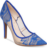 Thumbnail for your product : Jessica Simpson Camba Lace Pointed-Toe Pumps Women's Shoes
