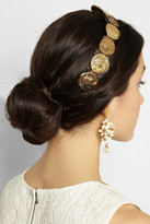 Thumbnail for your product : Dolce & Gabbana Gold-tone coin headband