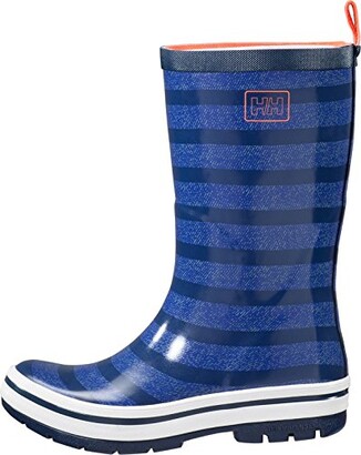 Helly Hansen Women's Waterproof Midsund 2 Rain Boots Graphite Blue/Vintage Indigo/Aqua Blue (Matte)